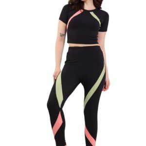 Tracksuit for Woman Round Neck Top & Bottom Set