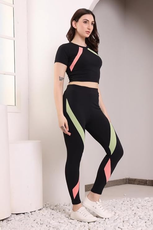 Tracksuit for Woman Round Neck Top & Bottom Set - Image 4