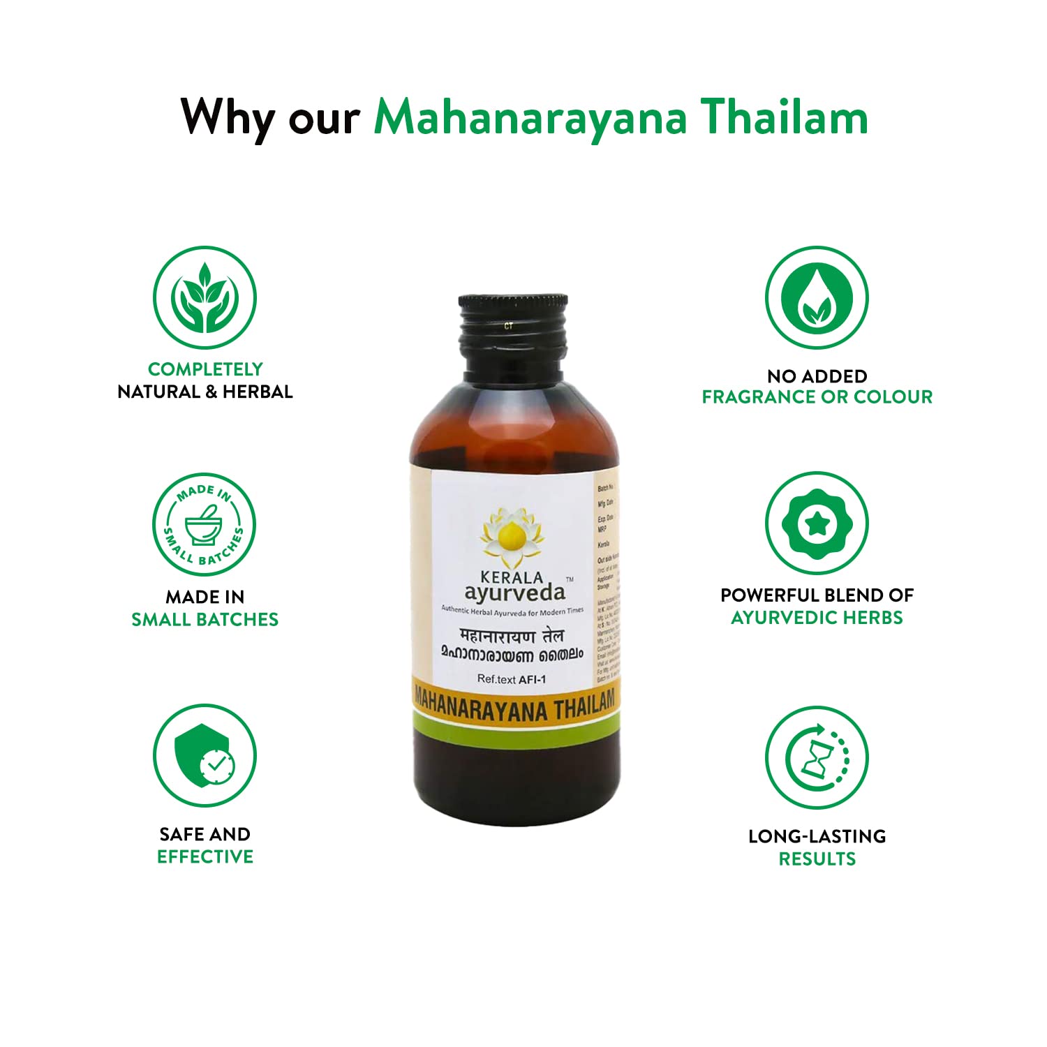 61SfMro1SmL._SL1500_ KERALA ayurveda Mahanarayana Thailam 200ml - Image 2