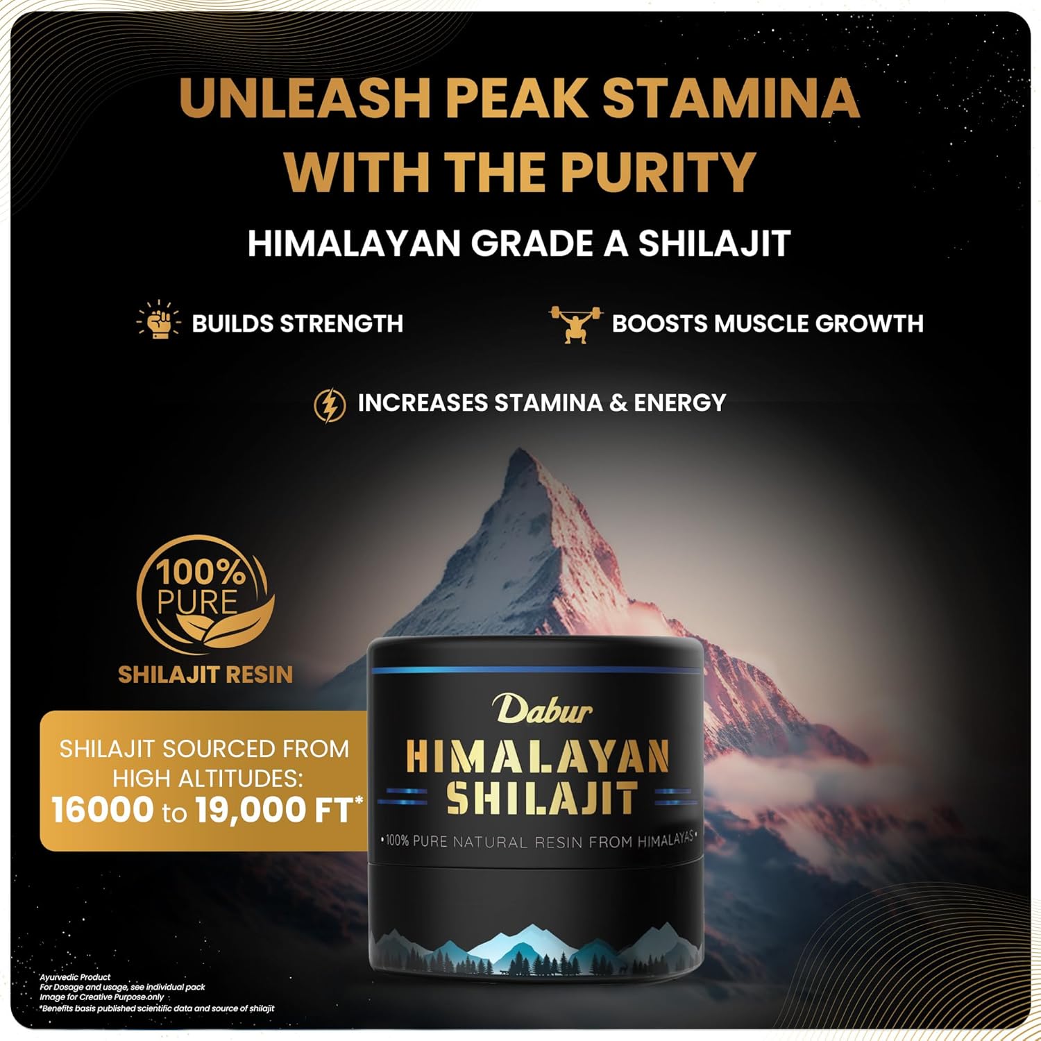 814OpMHLGWL._SL1500_ Dabur Himalayan Shilajit/Shilajeet Resin - 10g - Image 3