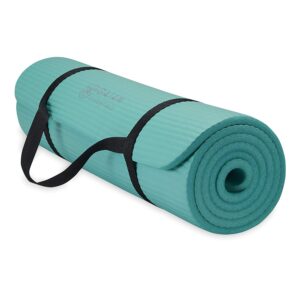 Gaiam Essentials Yoga Fitness & Exercise Mat