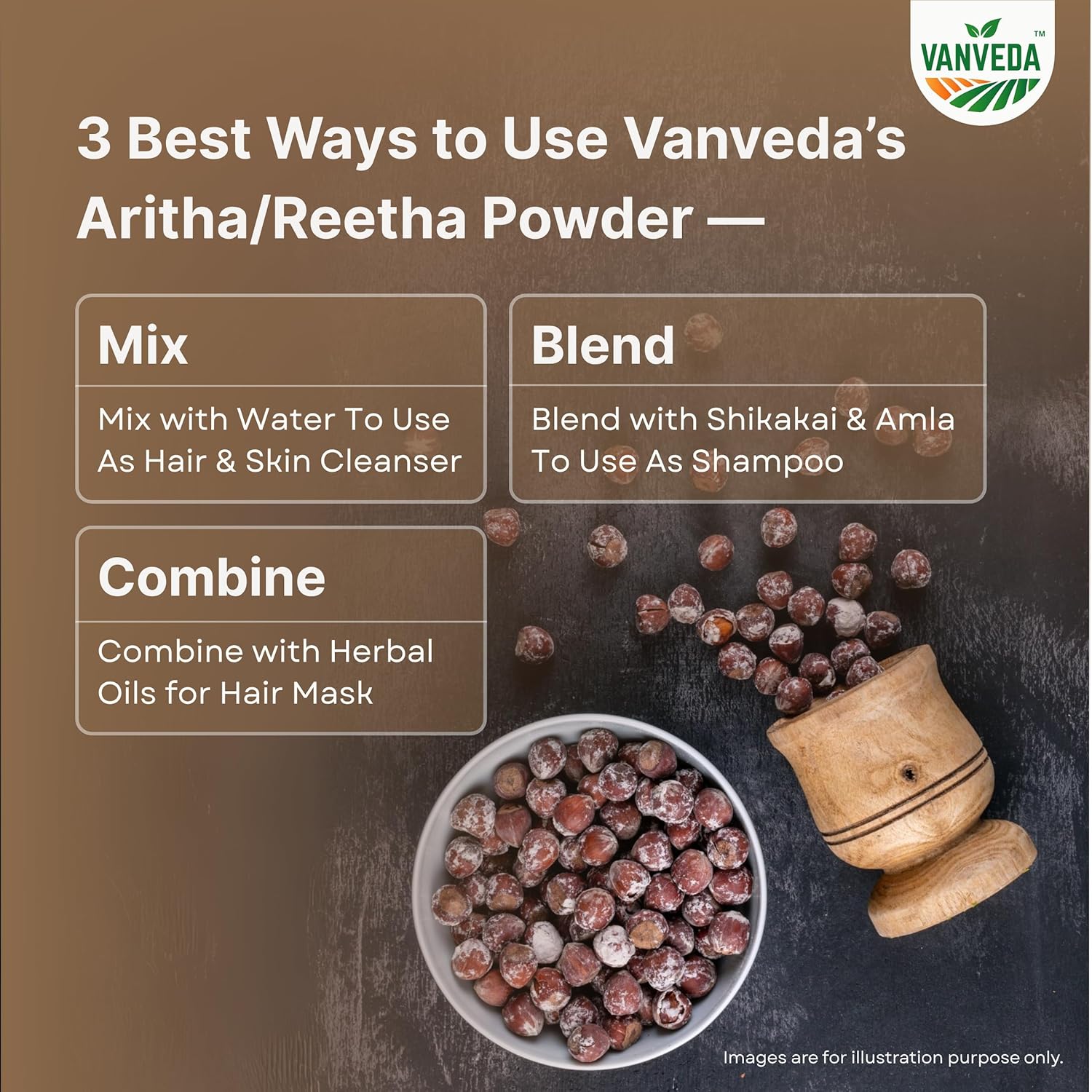916a0sqqM1L._SL1500_ Herbal Wellness Combo | Ashwagandha, Moringa, Amla & Aritha - Image 3